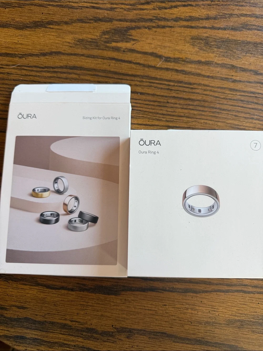Oura gen 4 rose gold size 7